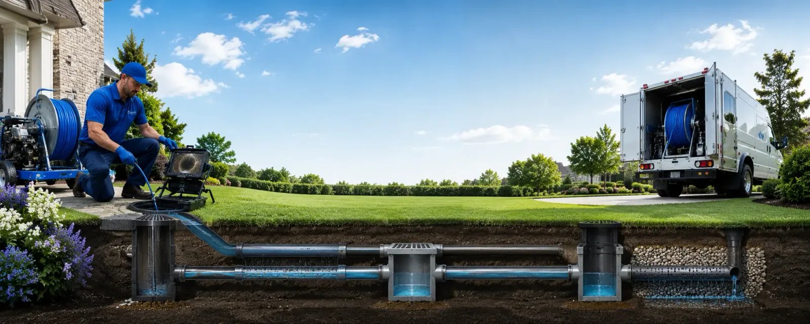 Outdoor drain cleaning information for Thaxton, MS